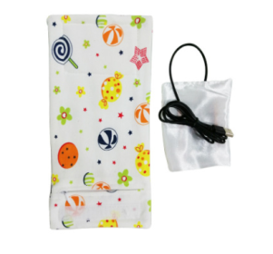 USB Milk Water Warmer Travel Stroller Insulated Bag Portable Baby Nursing Bottle Heater Cover Baby Food Warmer Bottle Warmer (Option: Candy)