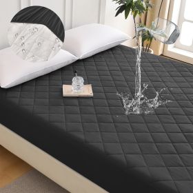 Diamond Grid Ultrasonic Waterproof Mattress Protector (Option: W13664156)