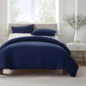 Serta Simply Clean Solid Duvet Cover (Option: W13718009)
